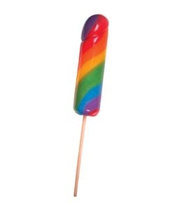 Rainbow Jumbo Cock Pop