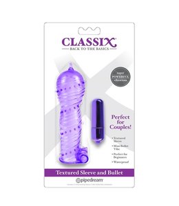 Classix Classix Textured Sleeve and Bullet