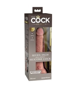 King Cock King Cock Elite 7" Silicone Dual Density Cock