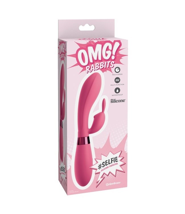 OMG! Rabbits #Selfie Silicone Vibrator