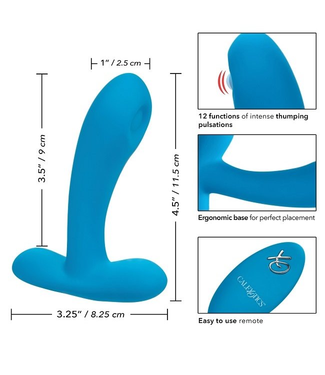 CalExotics Silicone Remote Pulsing Pleaser