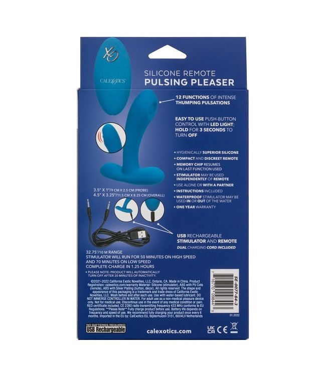 CalExotics Silicone Remote Pulsing Pleaser