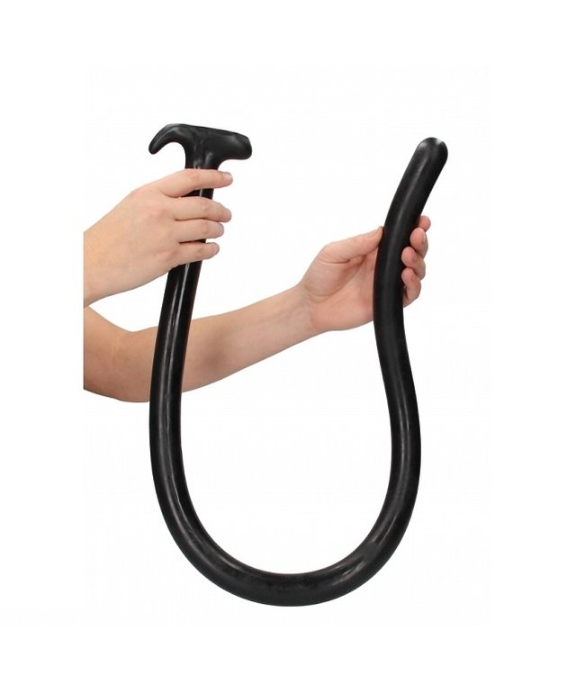 Shots America Ass Snake Dildo - 100 cm - Black