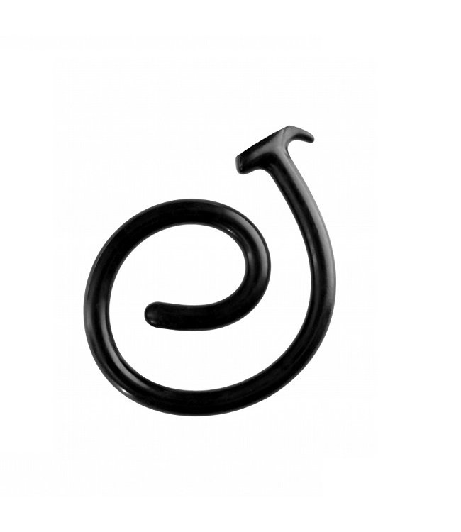 Shots America Ass Snake Dildo - 100 cm - Black