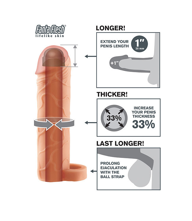 Fantasy X-tensions Fantasy X-tensions Perfect 1" Extension with Ball Strap