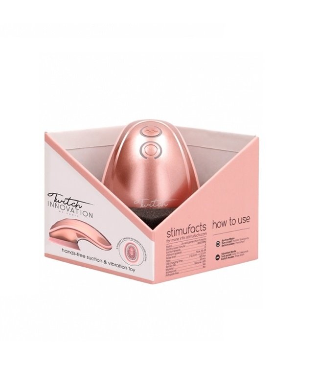 Shots America Twitch Hands - Free Suction & Vibration Toy - Silver