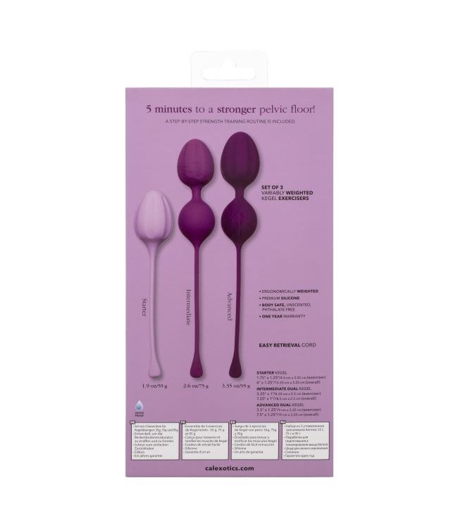 CalExotics Kegel Training 3-Piece Set