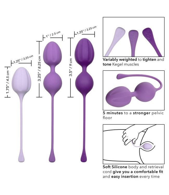 CalExotics Kegel Training 3-Piece Set