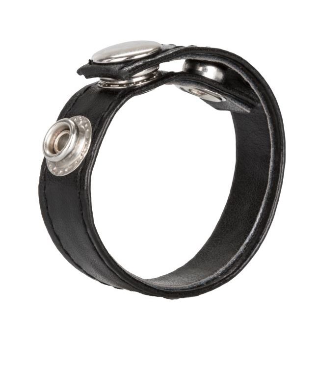 CalExotics Leather 3-Snap Ring