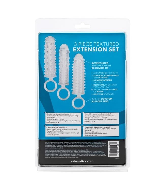 CalExotics 3 Piece Textured Extension Set