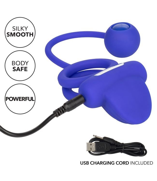 CalExotics Silicone Rechargeable Dual Rockin' Rim™ Enhancer