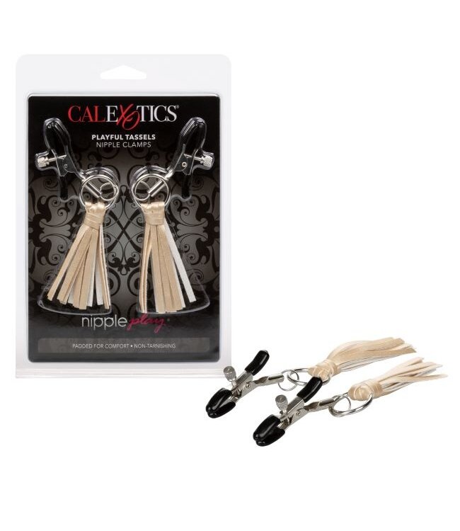 CalExotics Nipple Play® Playful Tassels Nipple Clamps