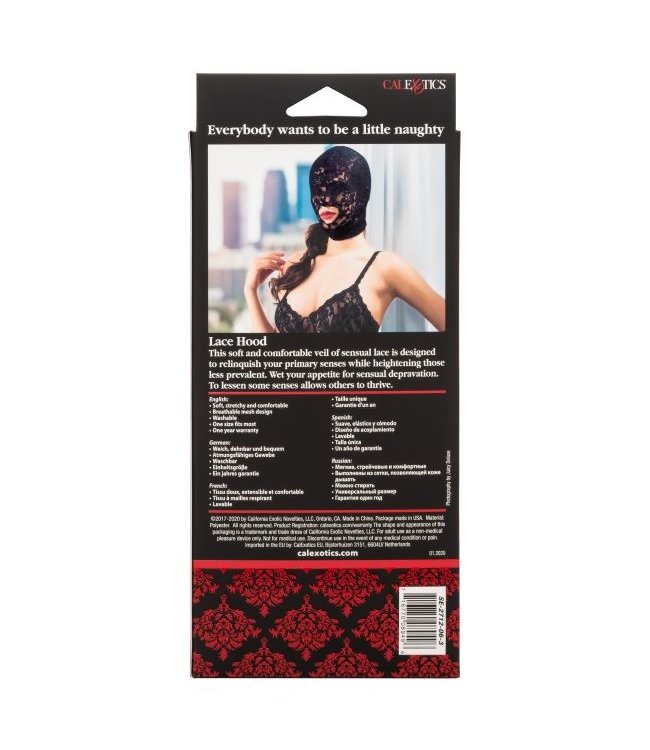 CalExotics Scandal Lace Hood
