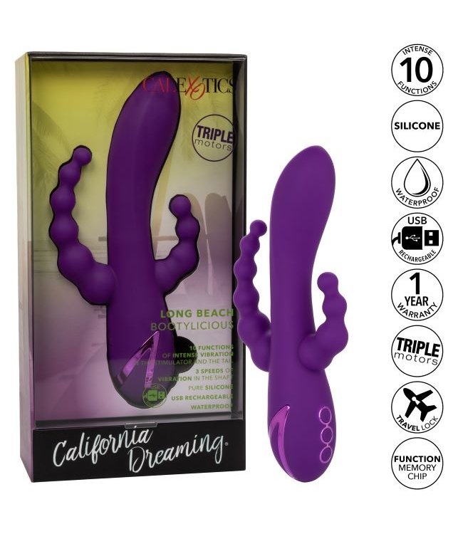 CalExotics California Dreaming Long Beach Bootylicious Triple Vibrator