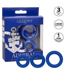 CalExotics Admiral™ Universal Cock Ring Set