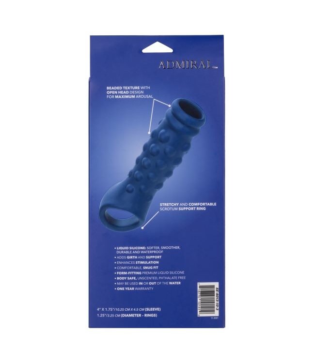CalExotics Admiral™ Liquid Silicone Beaded Extension