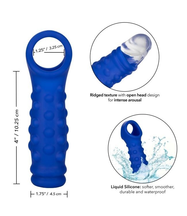 CalExotics Admiral™ Liquid Silicone Beaded Extension