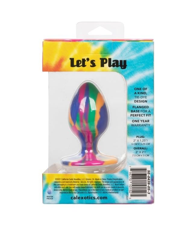 CalExotics Cheeky Medium Tie-Dye Plug