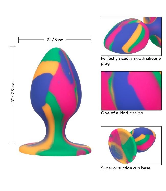 CalExotics Cheeky Medium Tie-Dye Plug