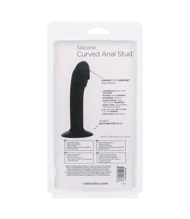 CalExotics Silicone Curved Anal Stud