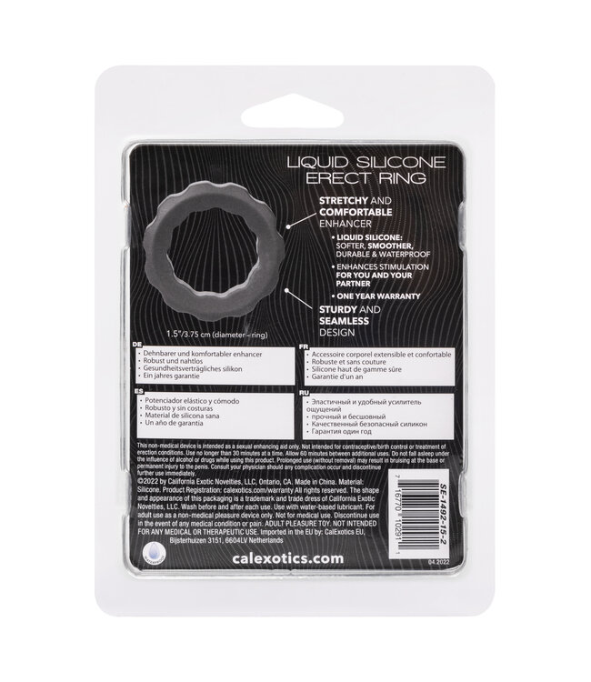 CalExotics Alpha™ Liquid Silicone Erect Ring