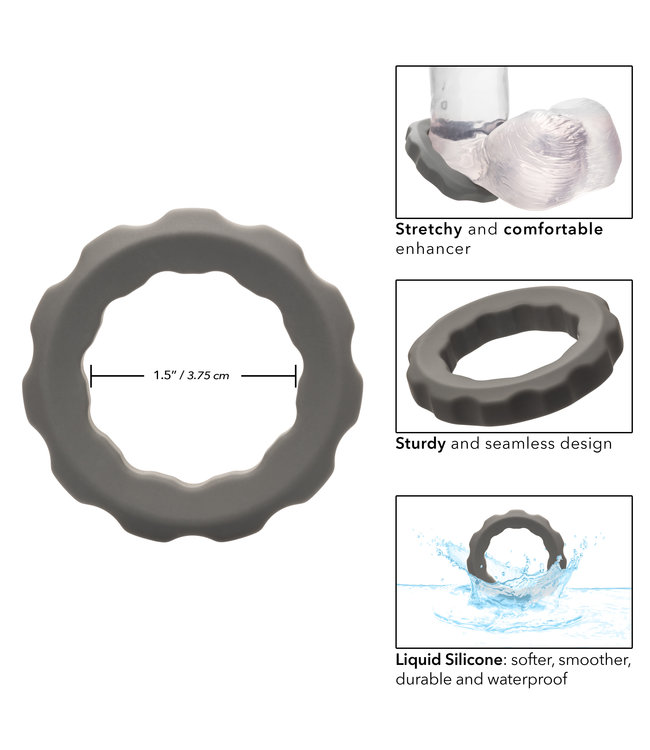 CalExotics Alpha™ Liquid Silicone Erect Ring
