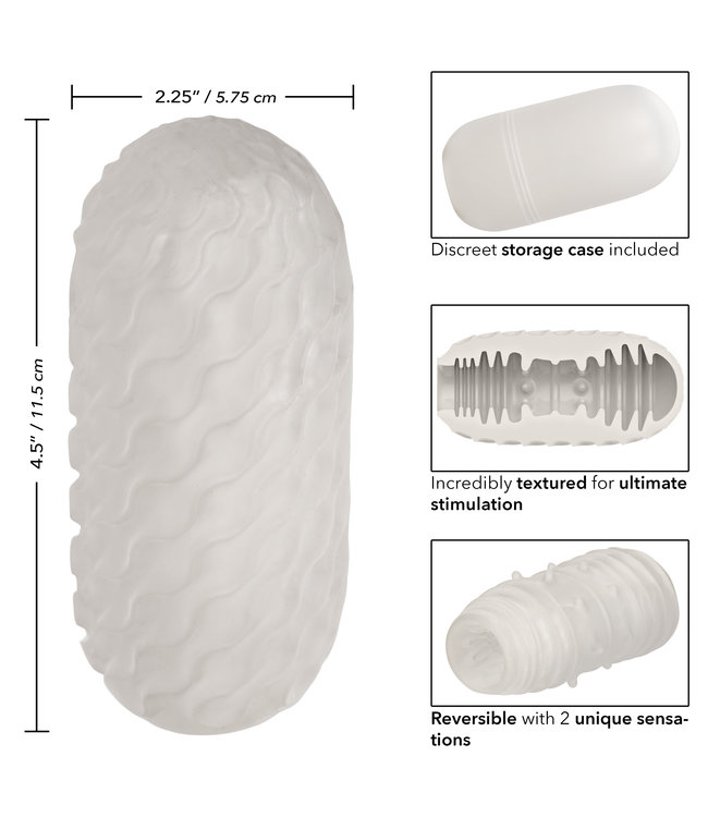 CalExotics Boundless Reversible Ribbed Stroker