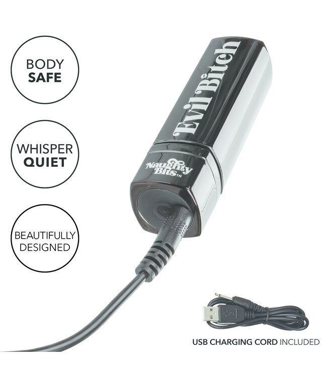 CalExotics Naughty Bits® Evil Bitch™ Lipstick Vibrator