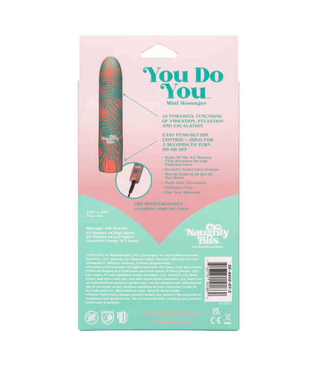 CalExotics Naughty Bits® You Do You™ Mini Massager