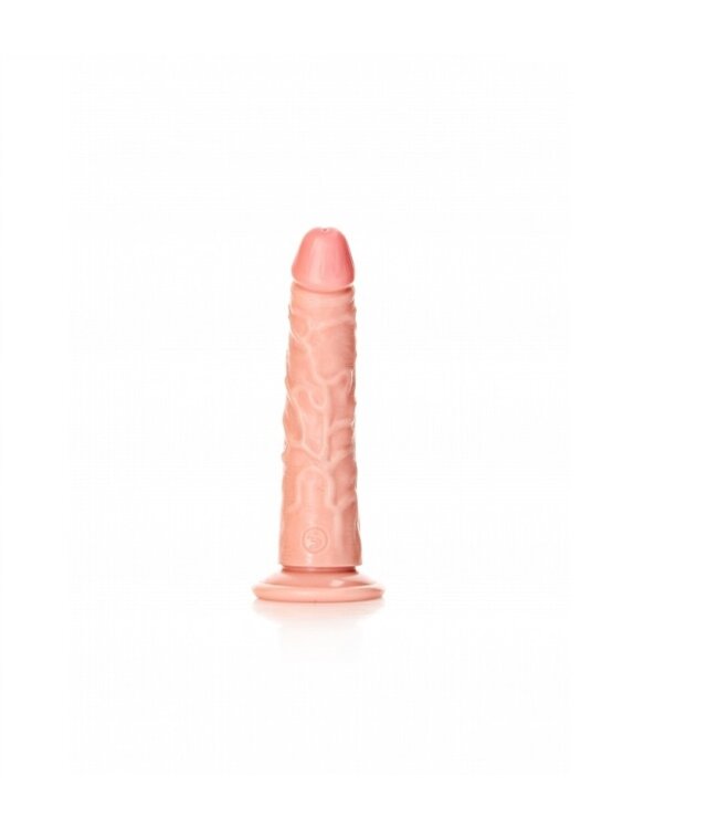 Shots America RealRock Slim Realistic Dildo with Suction Cup - 6"