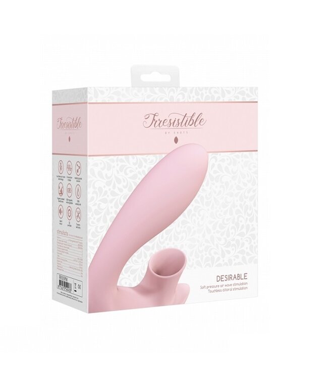 Shots America Irresistible - Desirable Bendable Air Pulse Vibrator