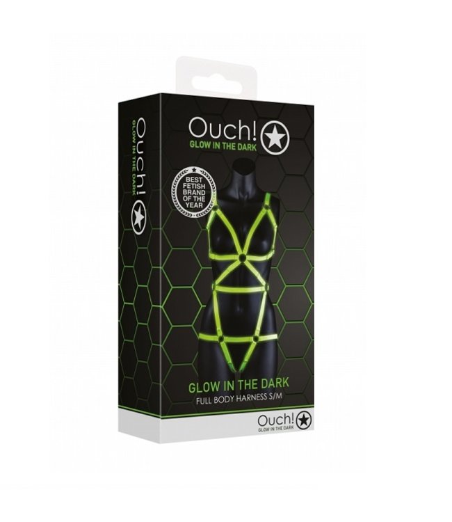 Shots America Ouch! Glow in the Dark Body Harness