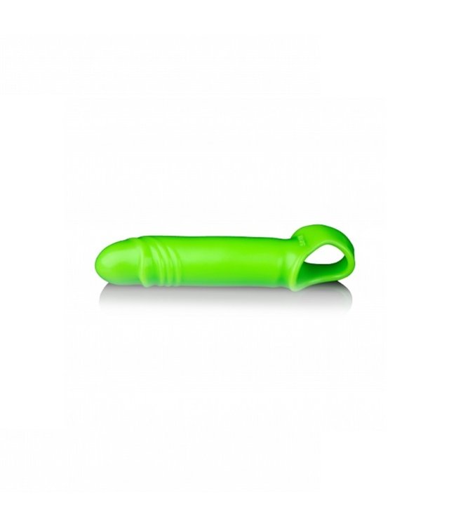 Shots America Ouch! Smooth, Stretchable Penis Sheath - Glow in the Dark