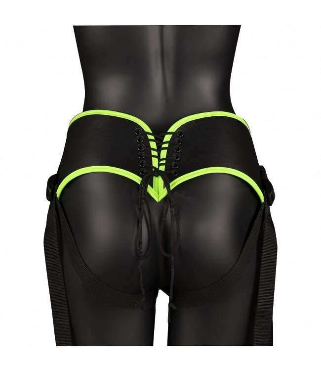 Shots America Ouch! Strap-On Harness and Dildo - Glow in the Dark