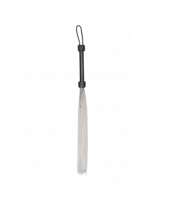 Shots America Ouch! Silver Ball Chain Flogger