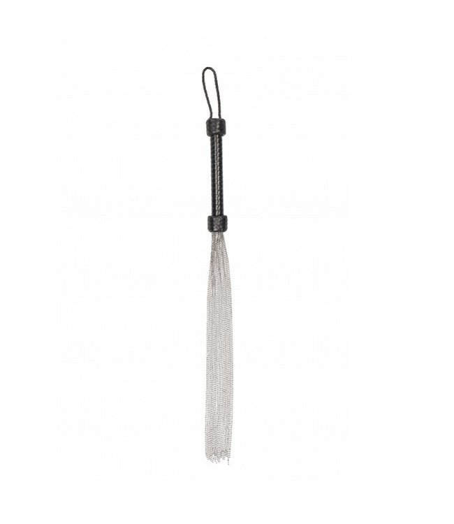 Shots America Pain Silver Ball Chain Flogger