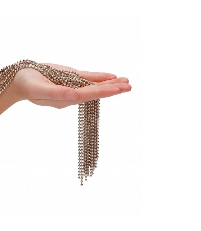 Shots America Pain Silver Ball Chain Flogger
