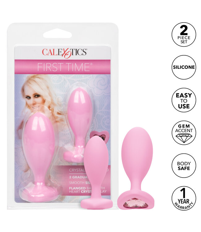 CalExotics First Time® Crystal Booty Duo