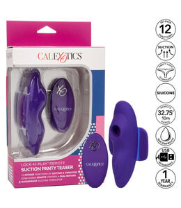 CalExotics Lock-N-Play Remote Suction Panty Teaser