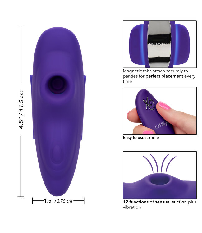 CalExotics Lock-N-Play Remote Suction Panty Teaser