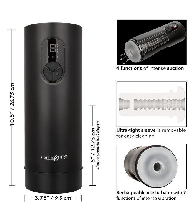 CalExotics Bionic™ Sucking and Vibrating Masturbator