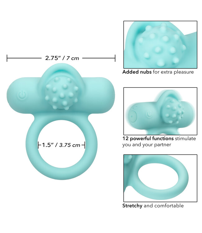 CalExotics Silicone Rechargeable Nubby Lover’s Delight