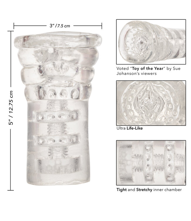 CalExotics Sue Johanson's Head Honcho Masturbator