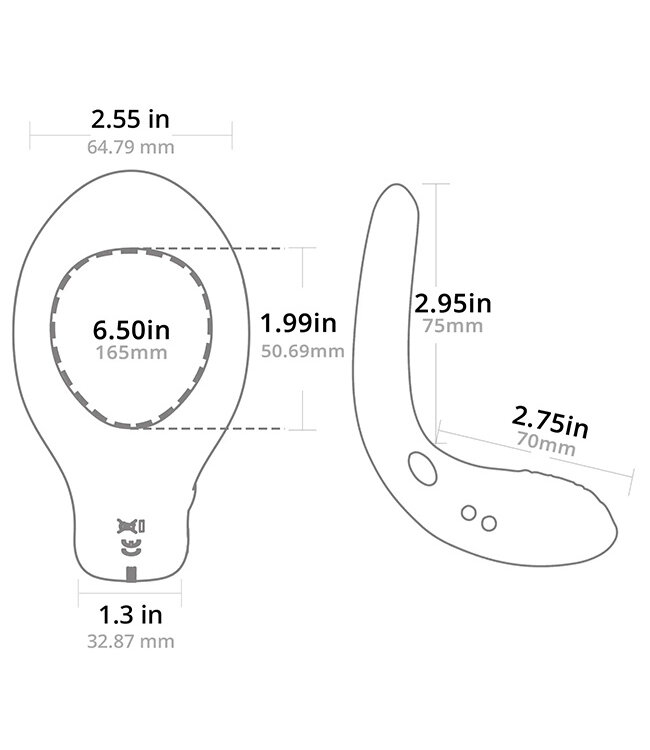 Lovense Lovense Diamo Bluetooth® Remote-Controlled Vibrating Cock Ring