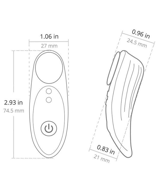 Lovense Lovense Ferri Bluetooth® Remote-Controlled Panty Vibrator