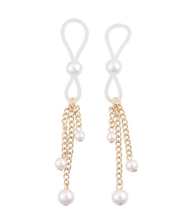 Sex & Mischief Pearl Nipple Ties