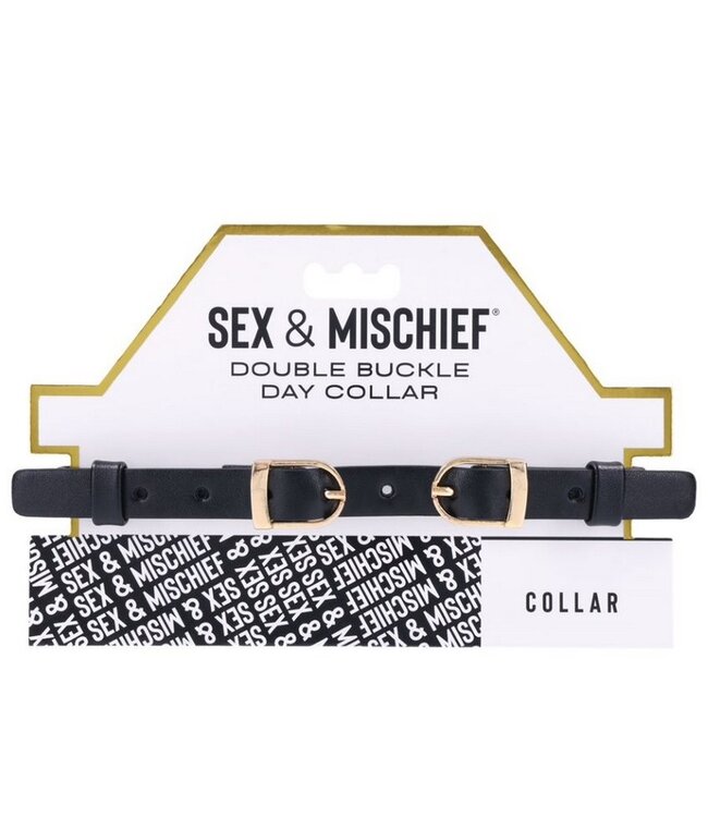 Sex & Mischief Double Buckle Day Collar