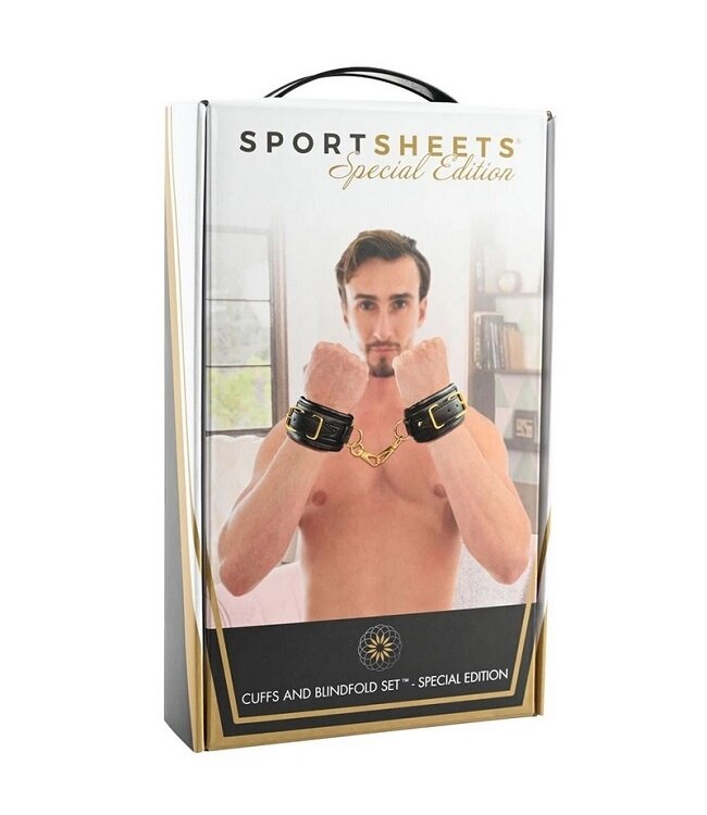 Sportsheets Special Edition Cuffs and Blindfold Set