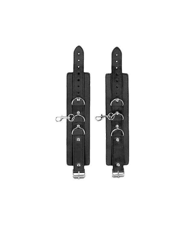 Shots America Ouch! Black & White Collar with Wrist Cuffs