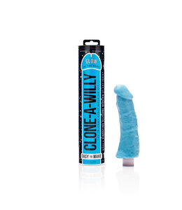 Clone-A-Willy Clone-A-Willy Vibrator Kit - Glow-in-the-Dark Blue